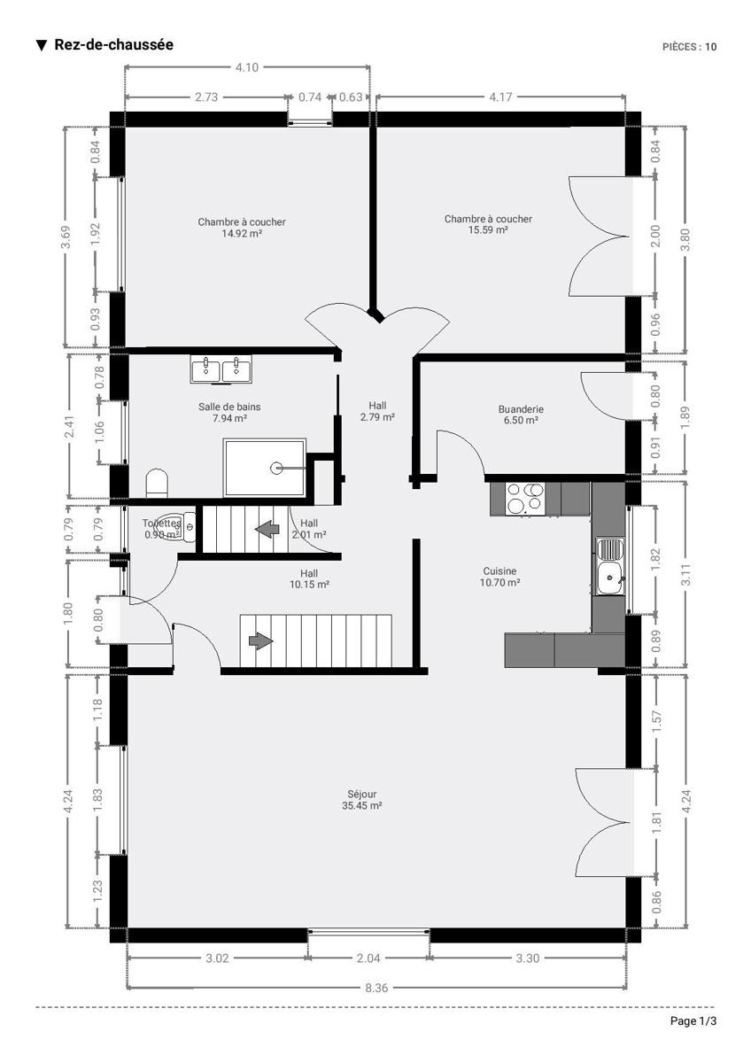 Bungalow avec piscine et jardin orienté plein sud - photo 22